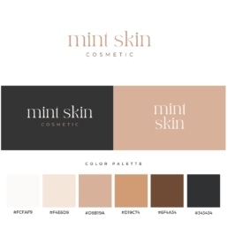 Mint Skin Aesthetic clinic branding